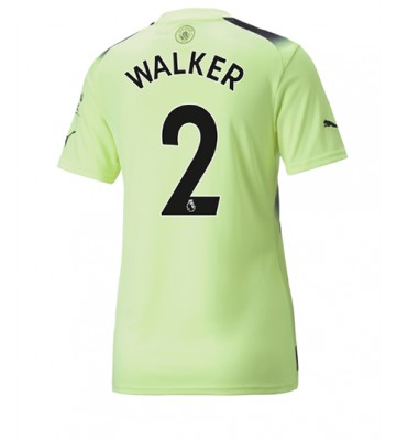 Manchester City Kyle Walker #2 Tredje Tröja Dam 2022-23 Korta ärmar
